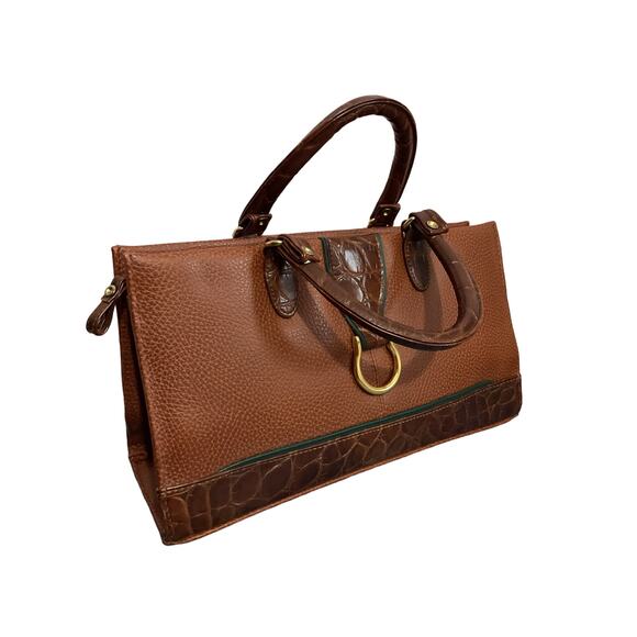 Vintage Jackson Handbag NEW Brown Satchel - Picture 1 of 11